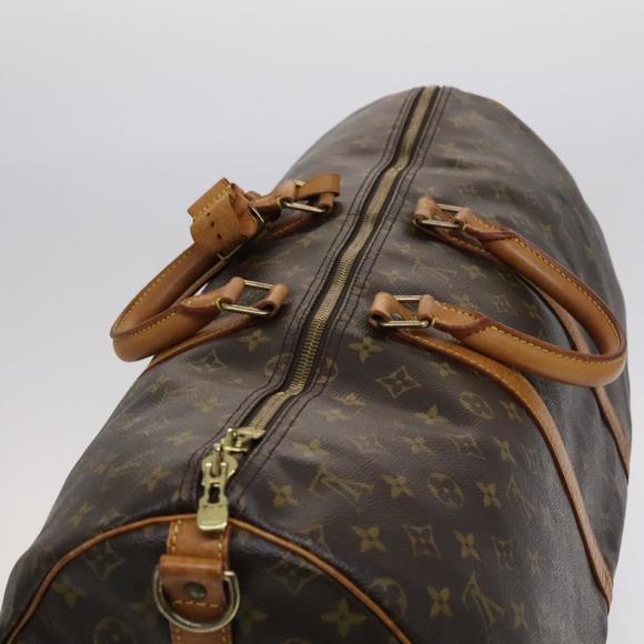 LOUIS VUITTON Monogram Keepall Bandouliere 55 Boston Bag M41414 LV Auth 113224 - Picture 6 of 16